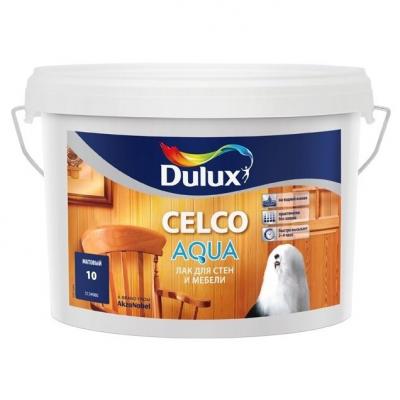 Celco Aqua 10 Dulux Матовый лак для стен и мебели на водной основе
